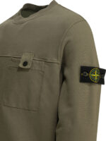 STONE ISLAND sweat-shirt en coton homme vert – Image 4