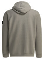 STONE ISLAND sweat à capuche en coton homme gris – Image 2