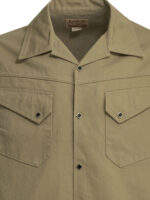 SUGAR CANE surchemise en satin homme beige – Image 3