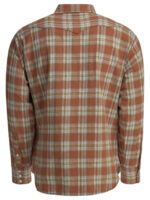 SUGAR CANE chemise à carreaux en coton homme orange – Image 2