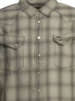 SUGAR CANE chemise en tencel homme grise – Image 3