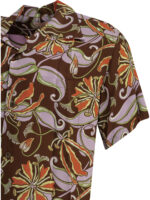 SUN SURF chemise en rayonne homme marron – Image 4