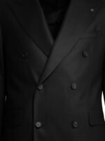 TAGLIATORE costume en laine homme noir – Image 3