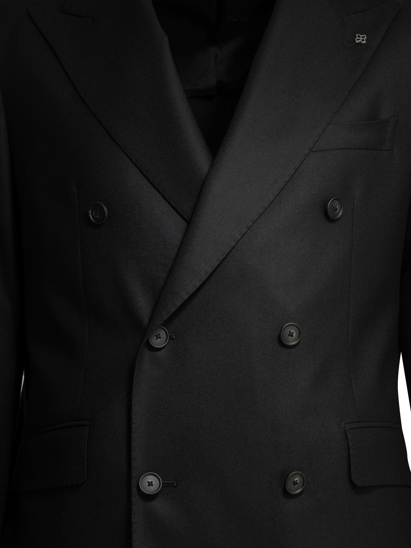 TAGLIATORE costume en laine homme noir – Image 3