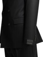 TAGLIATORE costume en laine homme noir – Image 4