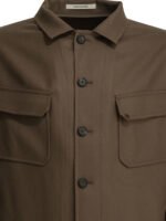 TAGLIATORE surchemise en laine homme marron – Image 3