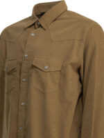 TOM FORD chemise en velours homme beige – Image 4