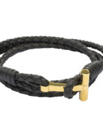 TOM FORD bracelet en cuir tressé homme marron – Image 2