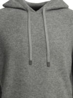 TOM FORD pull à capuche en cachemire homme gris – Image 3