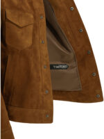 TOM FORD veste en suède homme rouge – Image 4