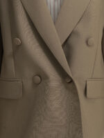 VALENTINO blazer en mohair femme beige – Image 3