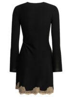 VALENTINO robe courte en viscose femme noire – Image 2