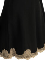 VALENTINO robe courte en viscose femme noire – Image 4