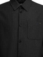 VALENTINO surchemise en laine homme grise – Image 3