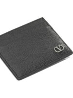 VALENTINO GARAVANI porte-cartes en cuir homme noir – Image 4