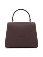 VALEXTRA sac à main petit modèle en cuir femme bordeaux – Image 3