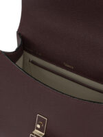 VALEXTRA sac à main petit modèle en cuir femme bordeaux – Image 5
