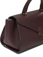 VALEXTRA sac à main moyen en cuir femme bordeaux – Image 4