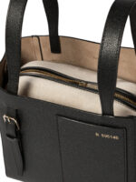 VALEXTRA sac à main en cuir femme noir – Image 5