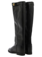 VIA ROMA 15 bottes en cuir femme noir – Image 4