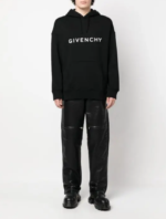 GIVENCHY sweat à capuche oversize homme noir – Image 2