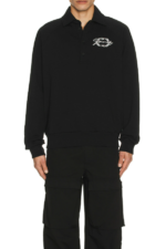 GIVENCHY sweat-shirt polo homme noir – Image 4