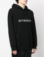 GIVENCHY sweat à capuche oversize homme noir – Image 3