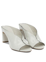 DEL CARLO sandales en cuir femme blanc – Image 2