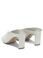 DEL CARLO sandales en cuir femme blanc – Image 4