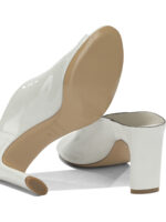 DEL CARLO sandales en cuir femme blanc – Image 5