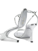 JIMMY CHOO sandales à talons en cuir femme argent – Image 5