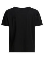 LOULOU DE SAISON t-shirt en coton femme noir – Image 2