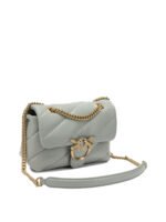 PINKO sac bandoulière en cuir femme gris – Image 2