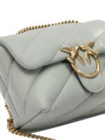 PINKO sac bandoulière en cuir femme gris – Image 4