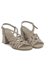 PONS QUINTANA sandales en cuir femme beige – Image 2