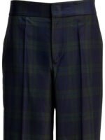 SA SU PHI pantalon en laine femme bleu – Image 3