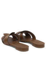 SERGIO LEVANTESI mules en cuir femme marron – Image 4