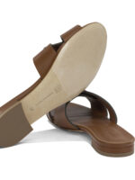 SERGIO LEVANTESI mules en cuir femme marron – Image 5
