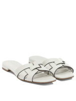 SERGIO LEVANTESI mules en cuir femme blanc – Image 2