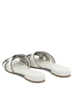 SERGIO LEVANTESI mules en cuir femme blanc – Image 4