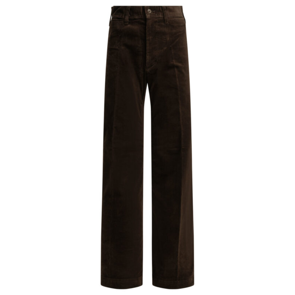 Sans titre (1000 x 1000 px) (100) POLO RALPH LAUREN pantalon femme marron – Image 1