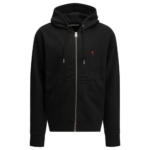 AMI PARIS sweatshirt en coton homme noir