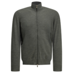 BRUNELLO CUCINELLI sweatshirt en laine homme gris