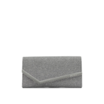 JIMMY CHOO pochette femme argentée