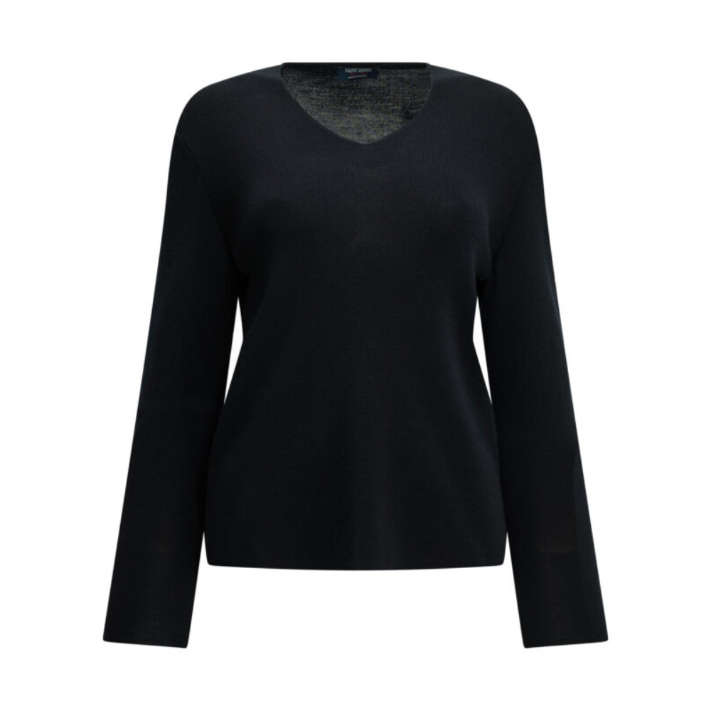 Sans titre (1000 x 1000 px) - 2026-08-06T174808.888 SAINT JAMES pull en laine femme bleu – Image 1