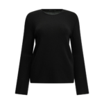 SAINT JAMES pull en laine femme noir