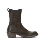 MOMA bottines en cuir femme marron