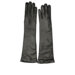 RESTELLI gants en cuir femme noir