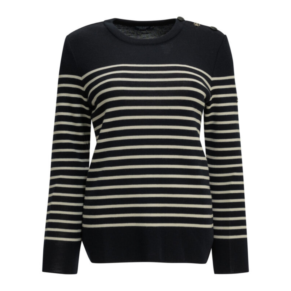 Sans titre (1000 x 1000 px) - 2026-08-06T205210.727 SAINT JAMES pull en laine femme bleu – Image 1