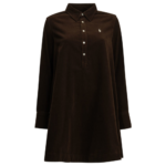 POLO RALPH LAUREN robe en coton femme marron